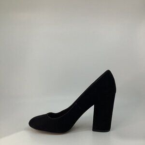 Call It Spring Black Faux Suede Block Heels